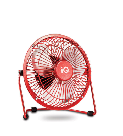 IQ ΕΠΙΤΡΑΠΕΖΙΟΣ ΜΕΤΑΛΛΙΚΟΣ ΑΝΕΜΙΣΤΗΡΑΣ 15ΕΚ. VF-15USB 4.5W RED